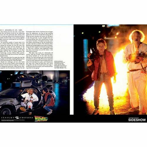 'Back to the Future: The Ultimate Visual History' (Collector's Edition with Movie Poster Sculpt) — by Michael Klastorin with Randal Atamaniuk [2017]