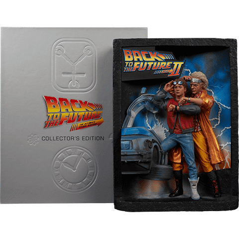 'Back to the Future: The Ultimate Visual History' (Collector's Edition with Movie Poster Sculpt) — by Michael Klastorin with Randal Atamaniuk [2017]