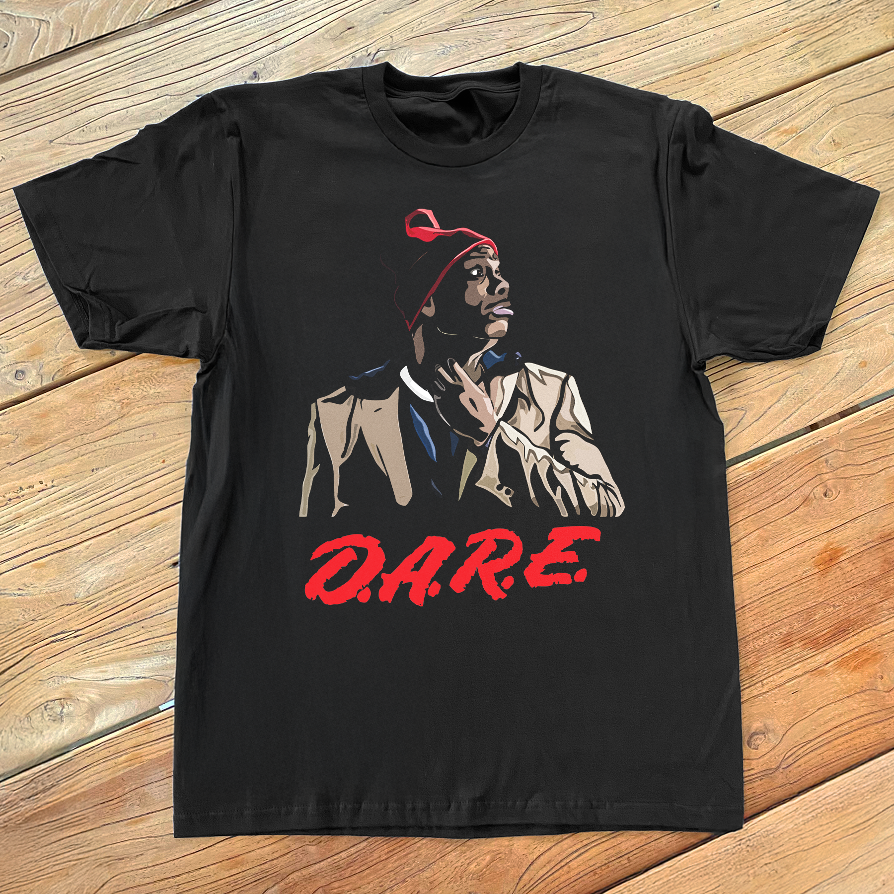 D.A.R.E Biggums' Black T-Shirt
