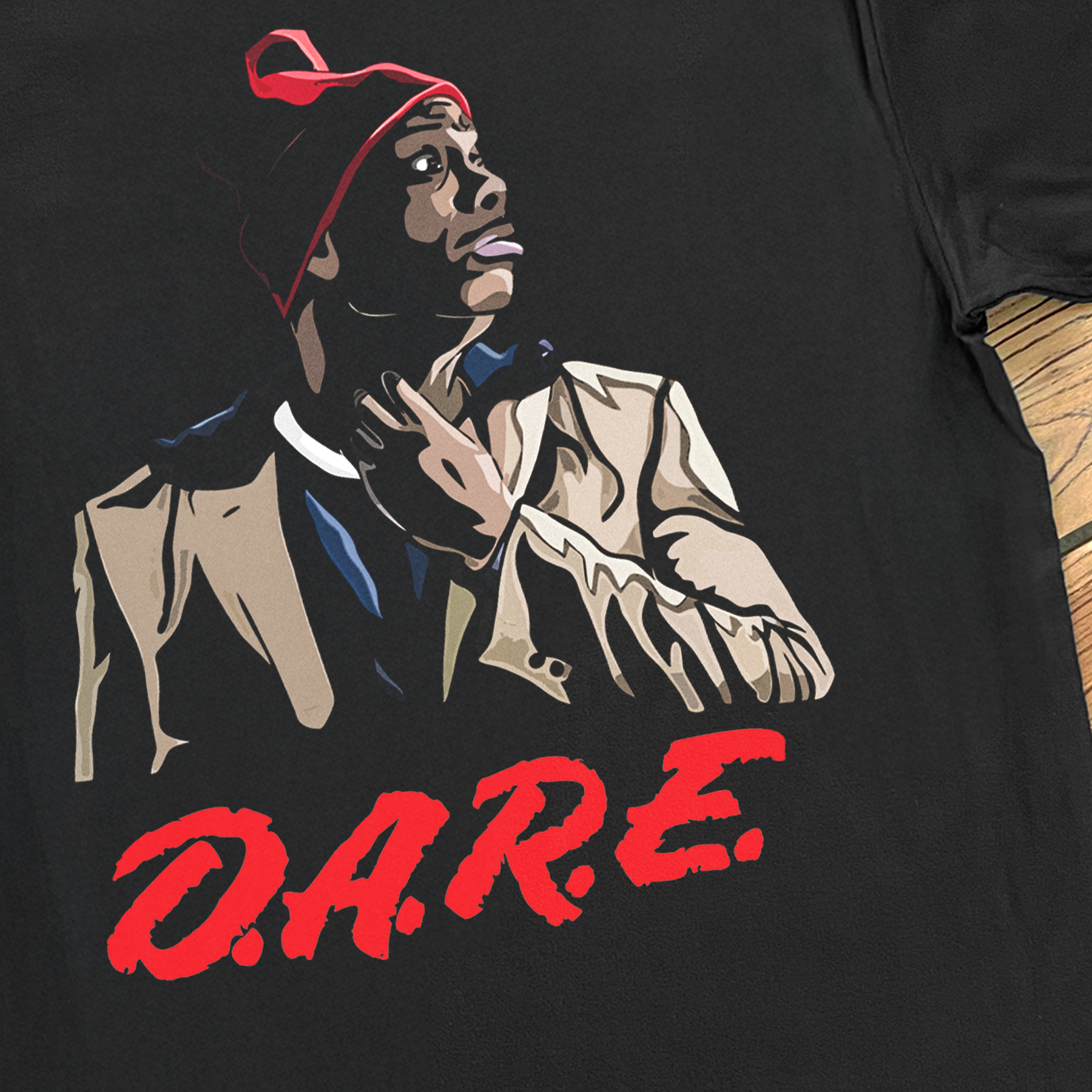 D.A.R.E Biggums' Black T-Shirt