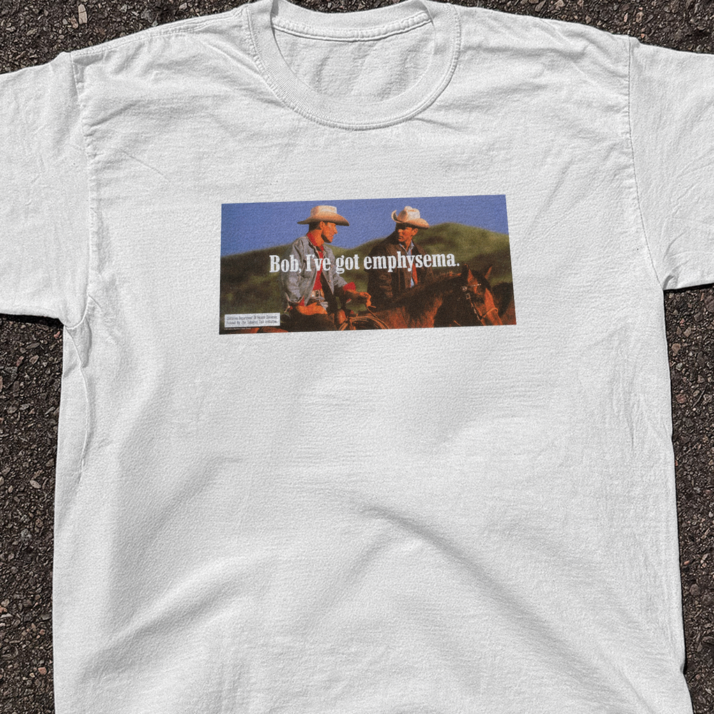 Marlboro 'Bob, I've Got Emphysema' Vintage White Tee
