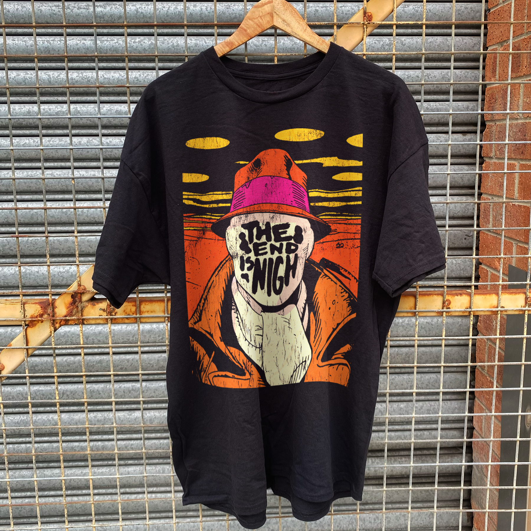 Rorschach 'End Is Nigh' Black T-Shirt
