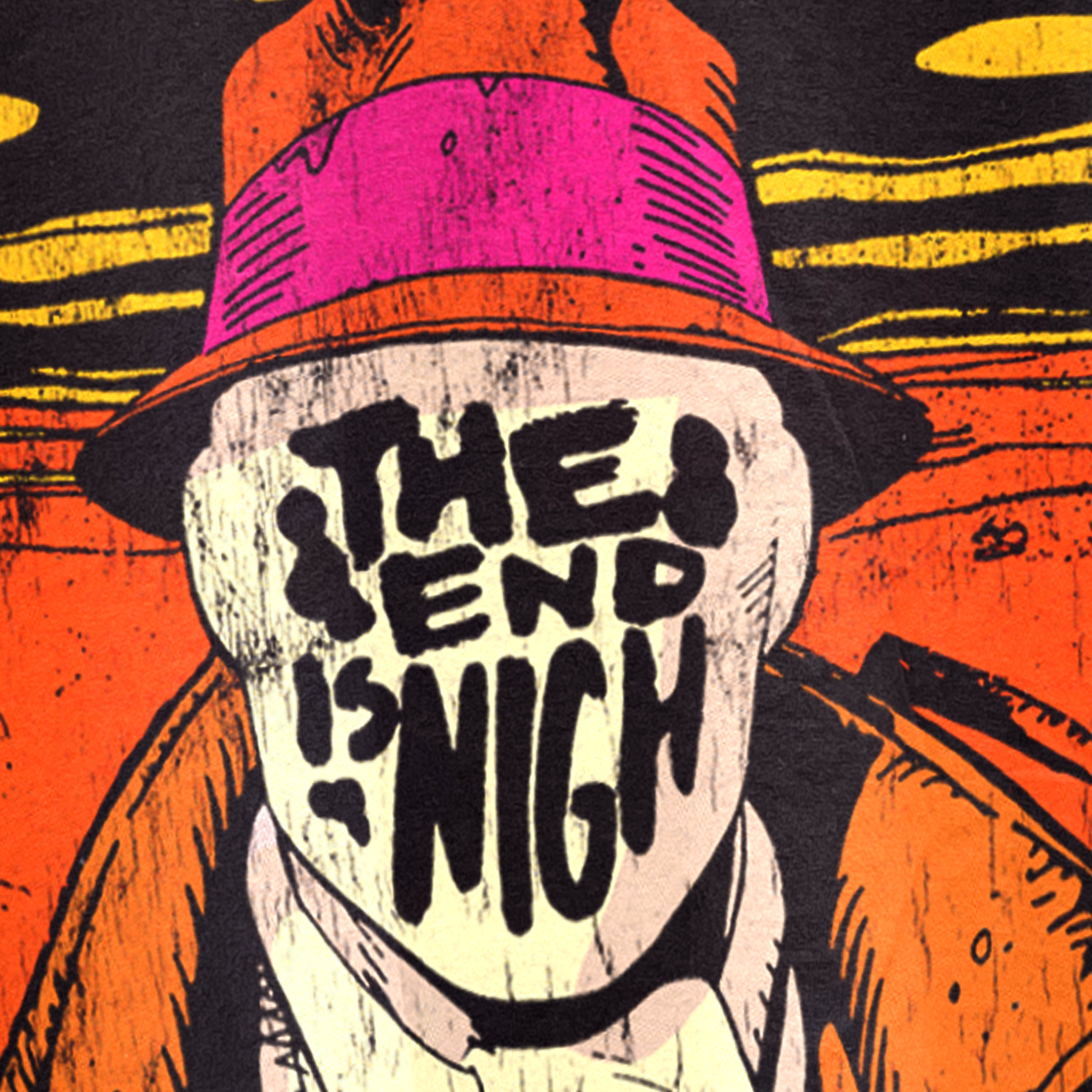 Rorschach 'End Is Nigh' Black T-Shirt