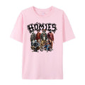 "Homies Horror" Movie Villains T-Shirt - Funny Chicano Lowrider Style Tee, Urban Halloween Streetwear