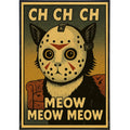 Jason the Cat Friday the Thirteenth Original Poster Print