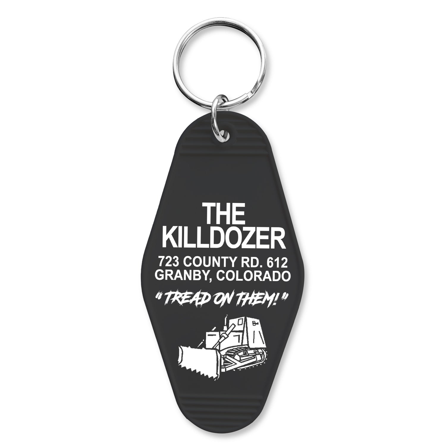 Killdozer Tread on Them Keychain