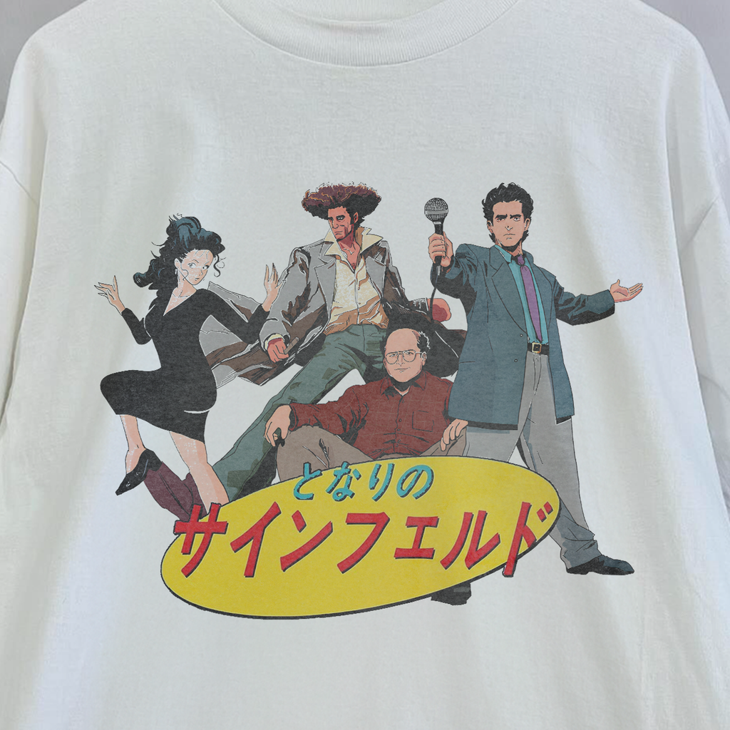 Seinfeld Anime White T-Shirt