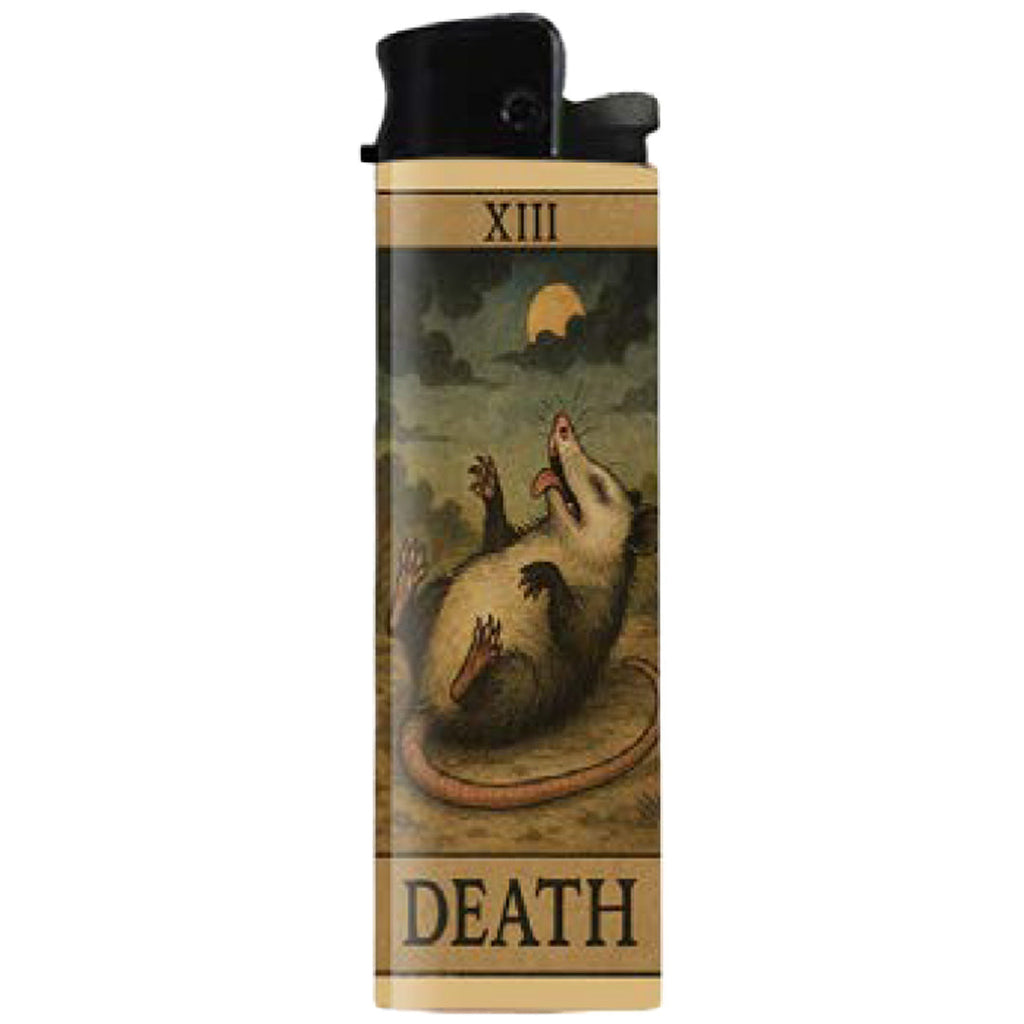 Possum Playing Death Tarot Lighter