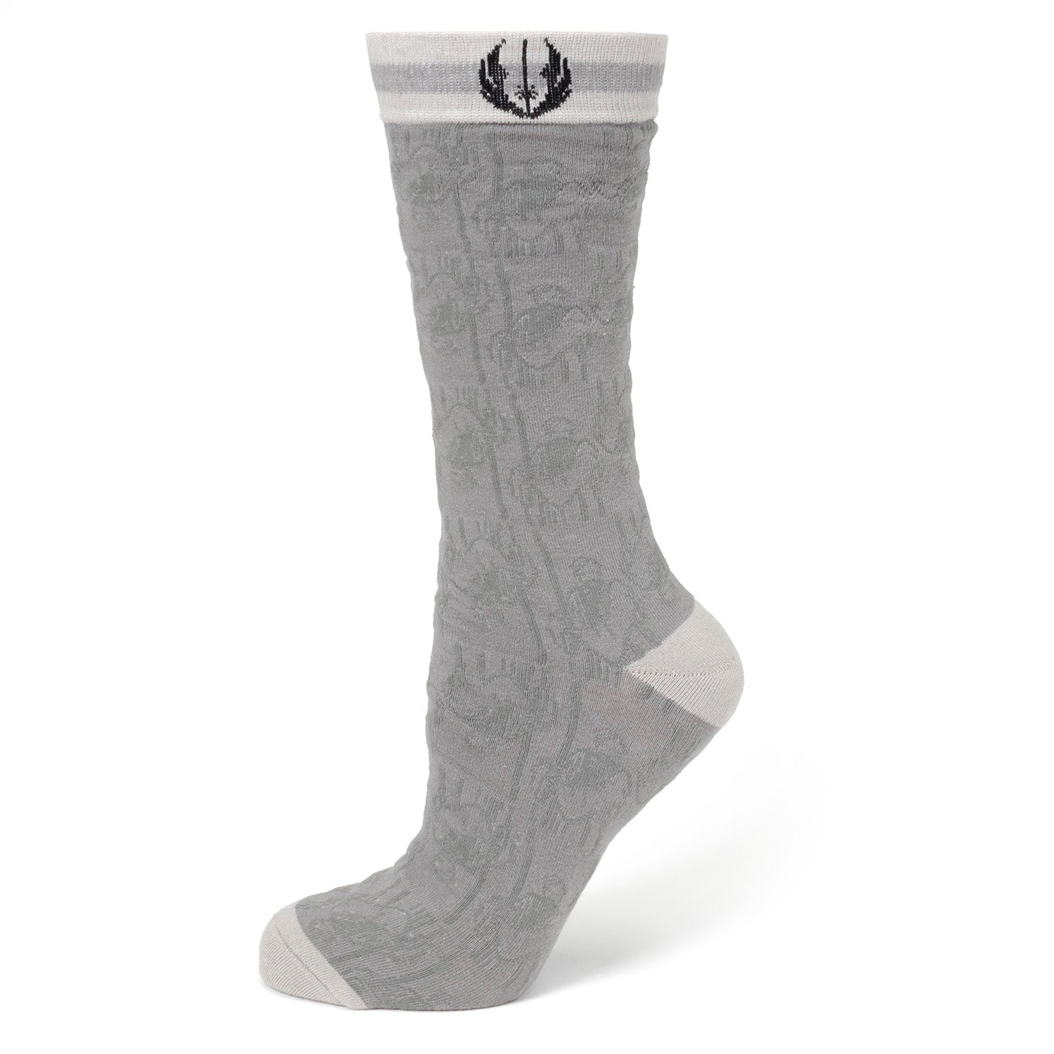 Star Wars Obi-Wan Kenobi Gray Socks and Lapel Pin Gift Set