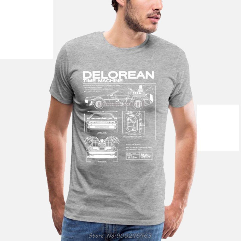 Time-Traveling Delorean T-Shirt