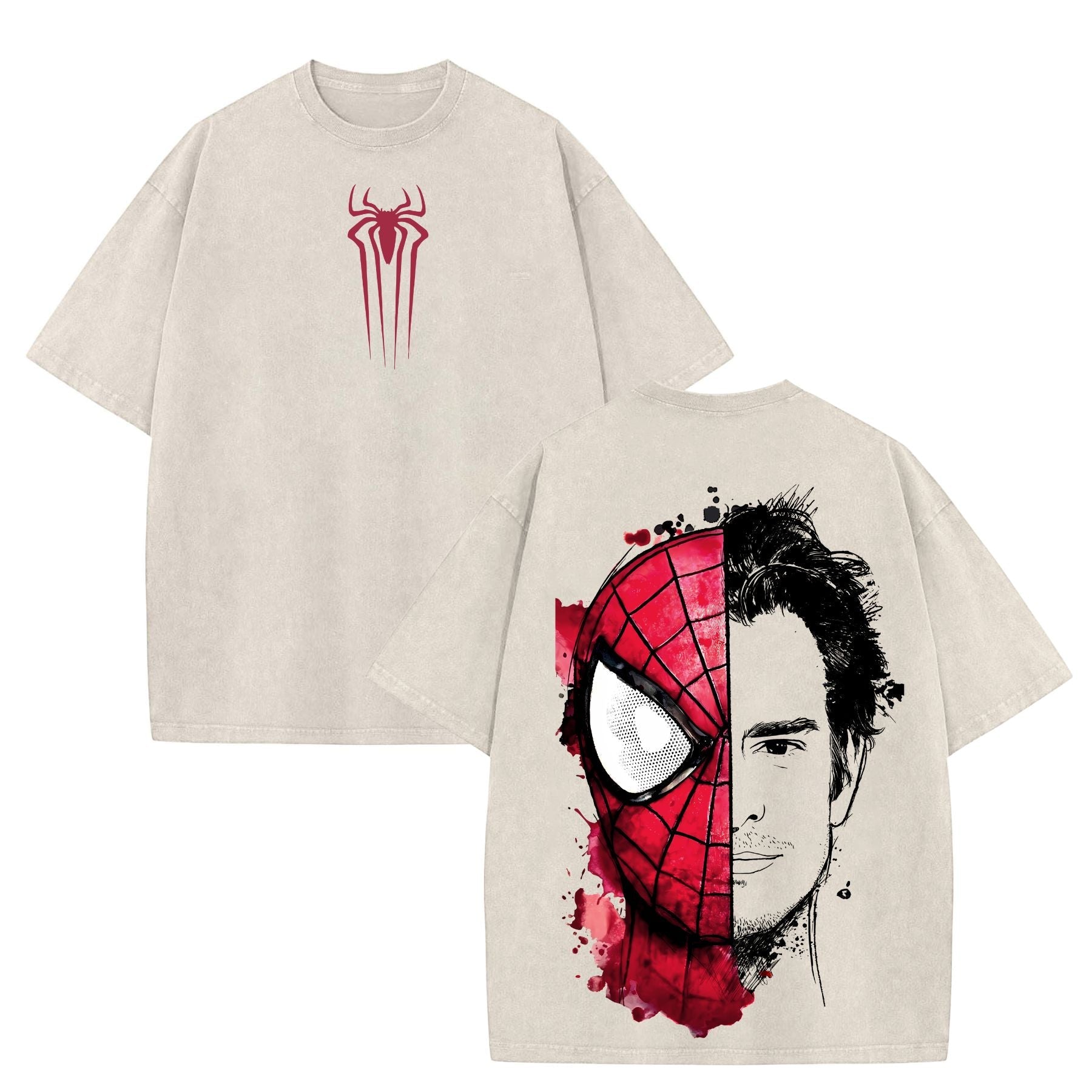 The Dark Style Trio Spidey No Way Home T-Shirt – Casual Crewneck Soft Graphic Tee for Men
