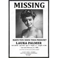 Twin Peaks Inspired Laura Palmer Missing Poster Print