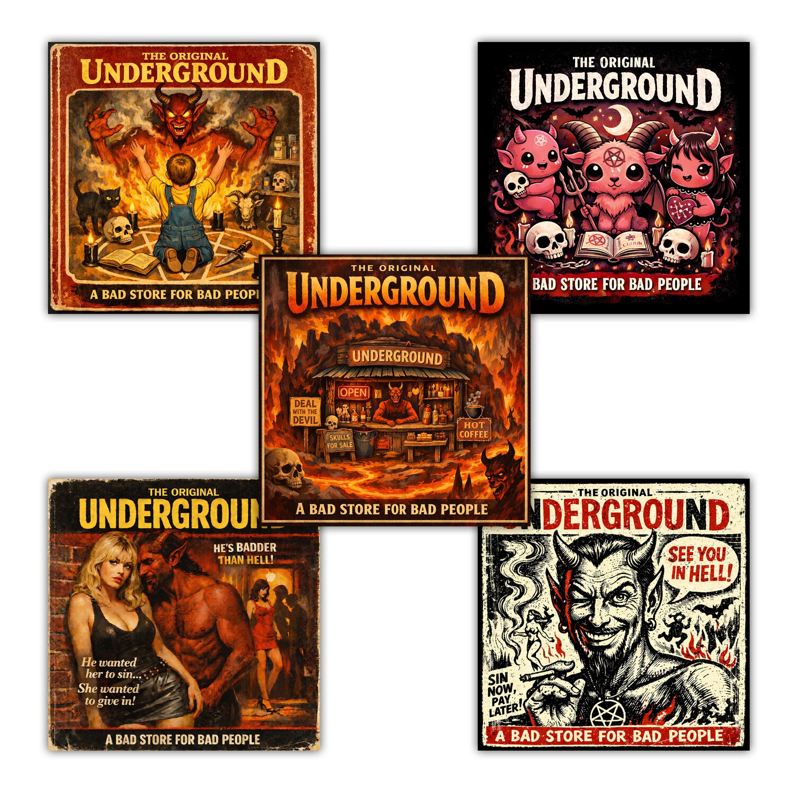 The Original Underground Sticker Bundle