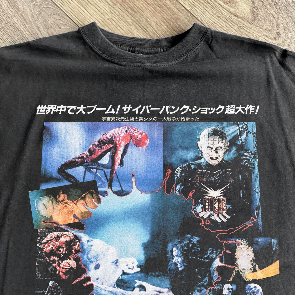 87 Japanese 'Hellraiser' Promo Print Vintage Black Tee