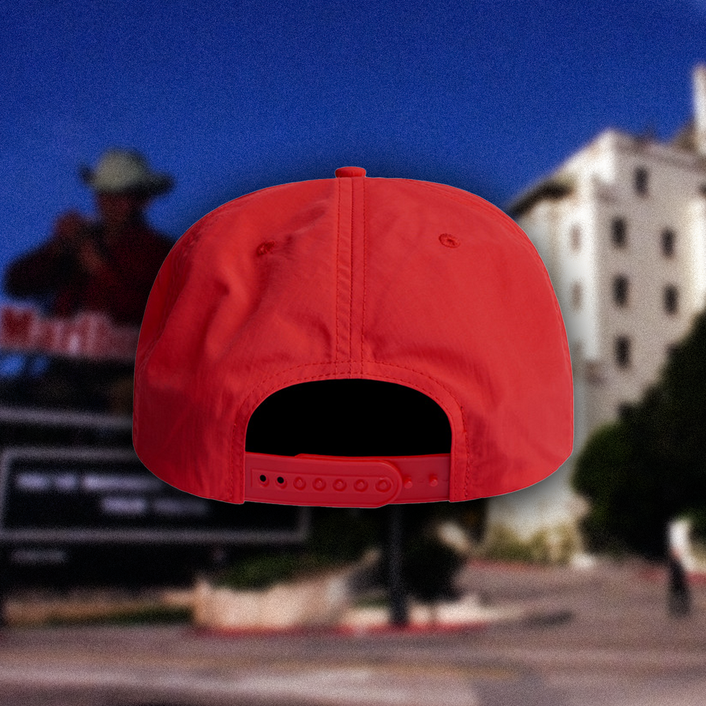 'Chateau Marmont' Marlboro Red Nylon Snapback