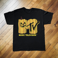 Mtv Halloween Vintage Black T-Shirt