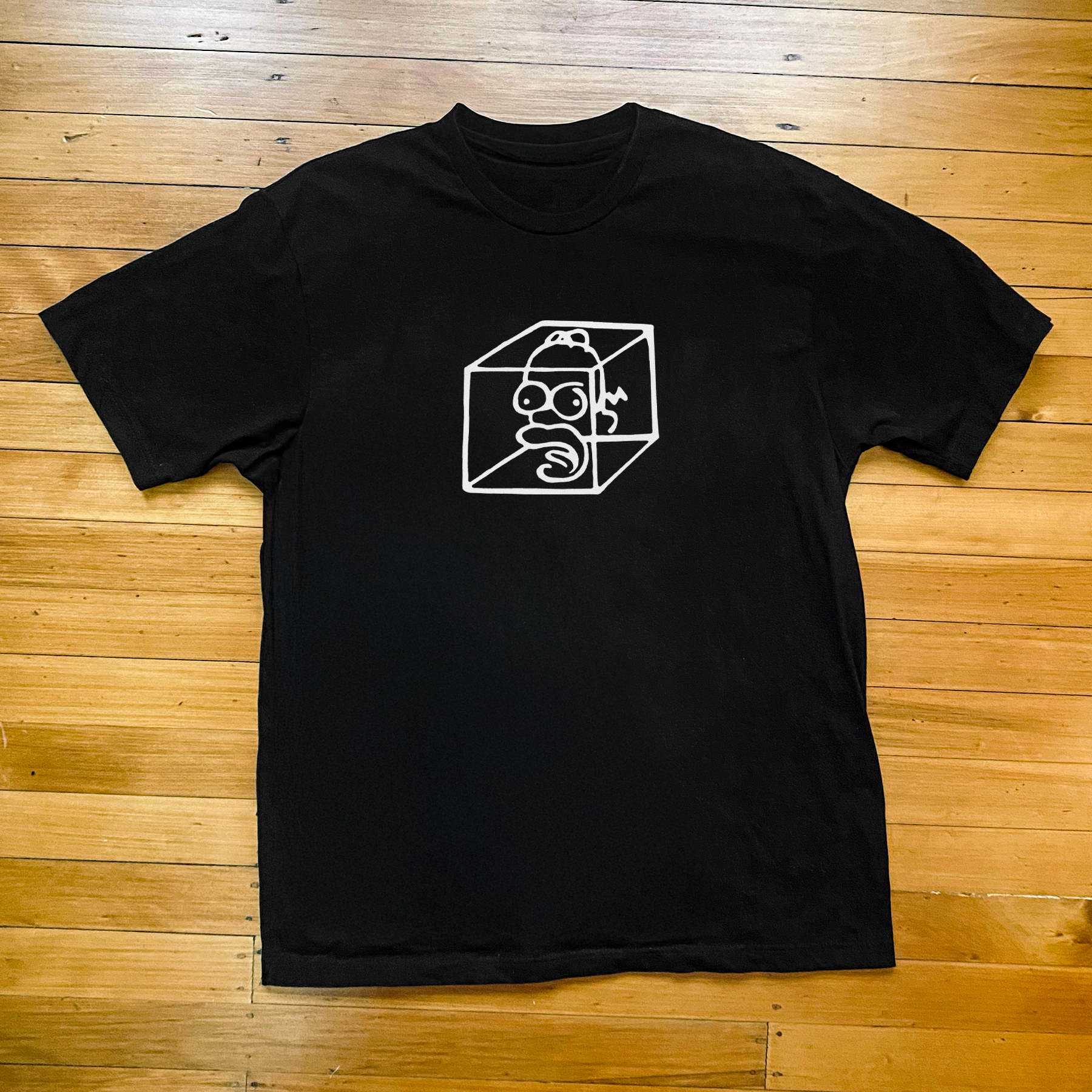 Treehouse Of Horror '3D Homer' Black T-Shirt