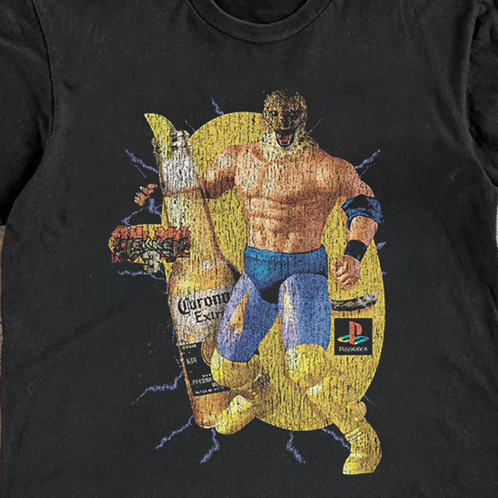 Tekken X Corona Black Tee