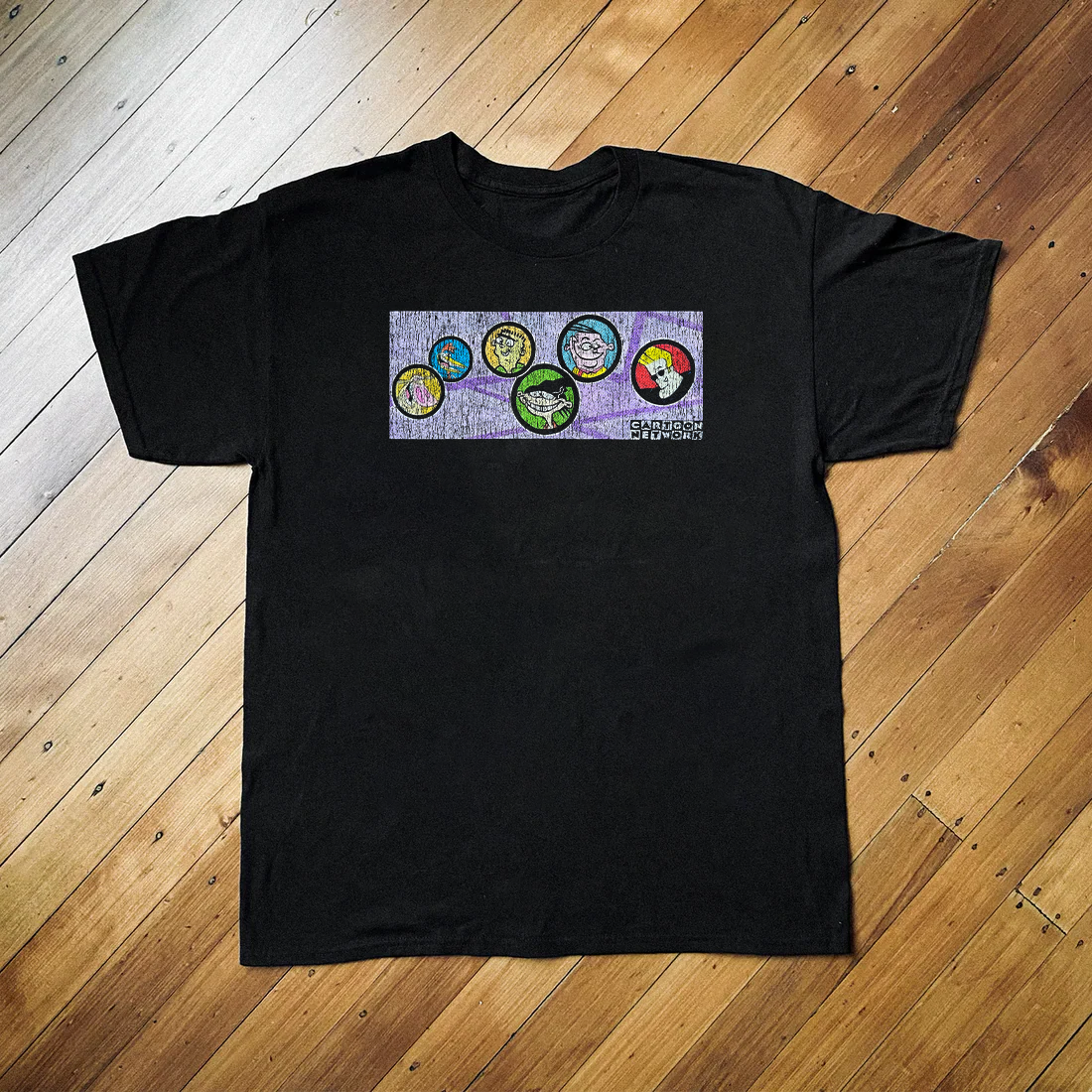 Cartoon Network Characters Promo Black Tee