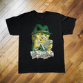 Spongebob Gettin' Money Black Tee